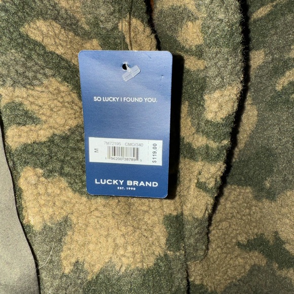 Lucky Brand Men’s Sherpa Quarter Zip - Picture 4 of 4